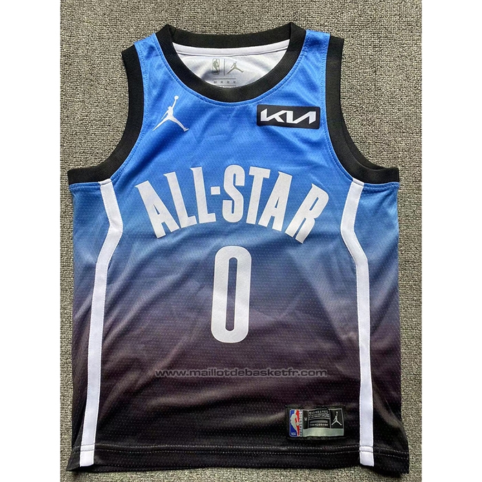 Maillot Enfant All Star 2023 Boston Celtics Jayson Tatum #0 Bleu